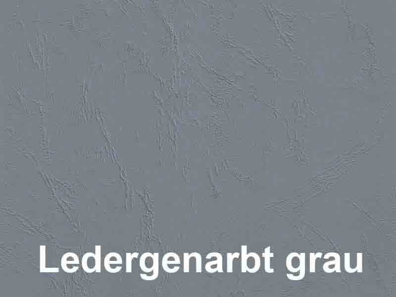 Ledergenarbt: grau