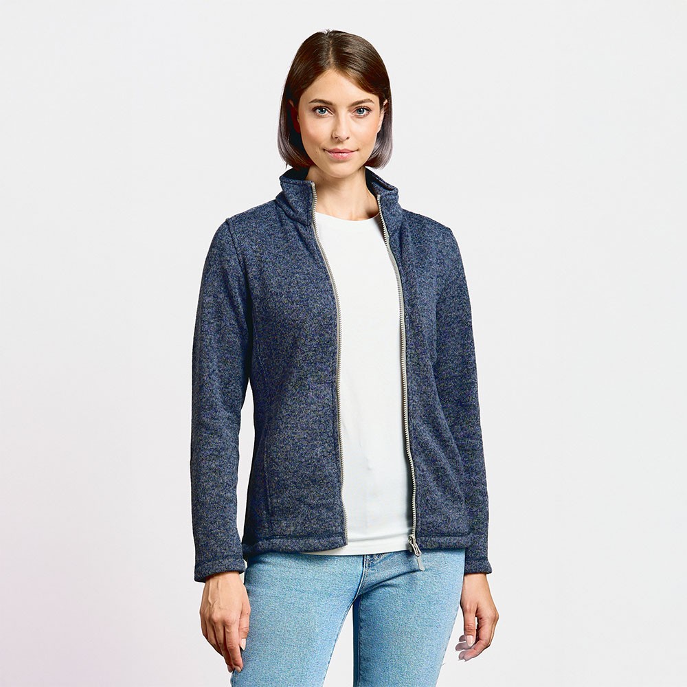 Strick-Fleece Jacke C+ Frauen