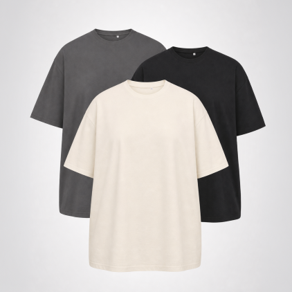 Heavy T-Shirt PS 3-Pack - black/graphite/nature